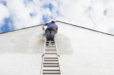 Peinture extérieure à Saint-Lupien — façades et ravalement